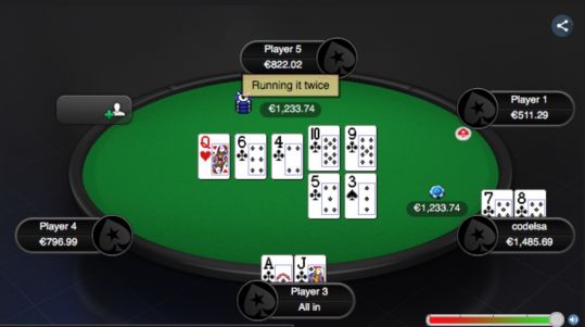 Poker running it twice